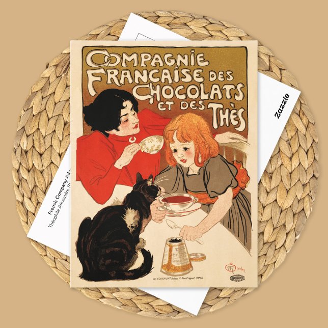 Carte Postale Société Française de Thé Publicité Théophile Stein (Créateur téléchargé)