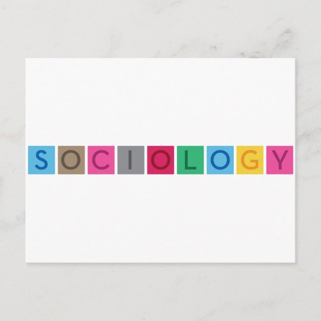 Carte Postale Sociologie (Devant)