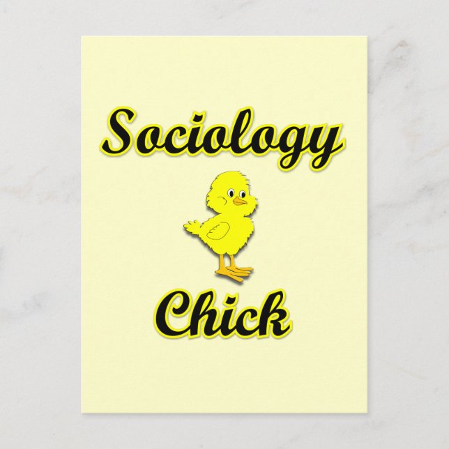 Carte Postale Sociologie Chick (Devant)