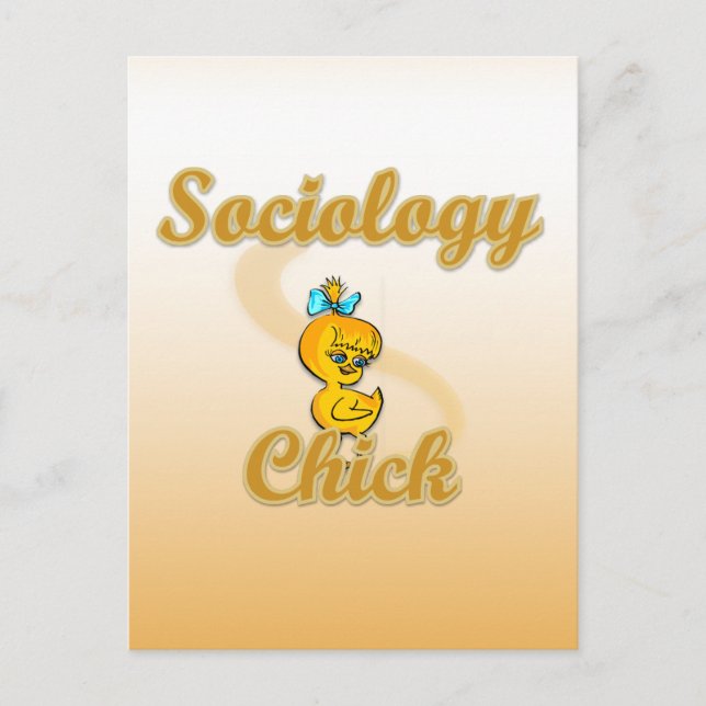 Carte Postale Sociologie Chick (Devant)