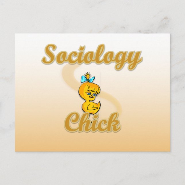 Carte Postale Sociologie Chick (Devant)