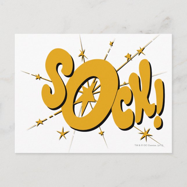 CARTE POSTALE SOCK! (Devant)