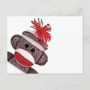 Carte Postale Sock Monkey marchandises produits cadeaux