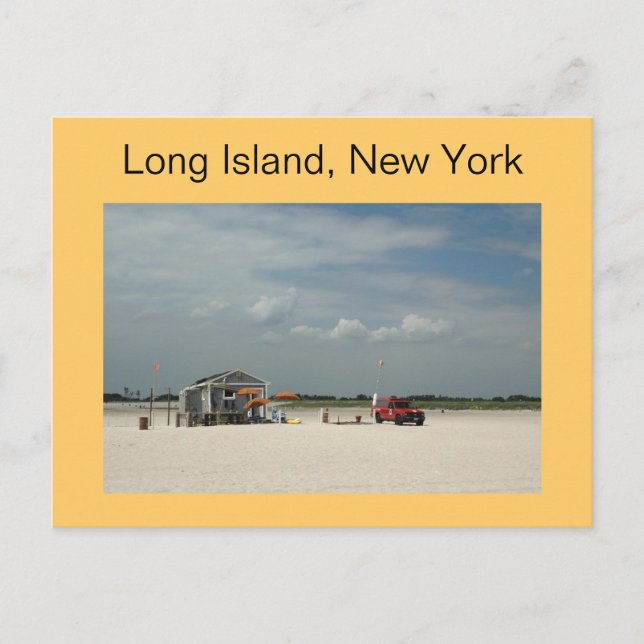 Carte Postale Socle parapluie de Jones Beach (Devant)