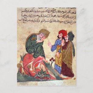 Carte Postale Socrate et ses étudiants