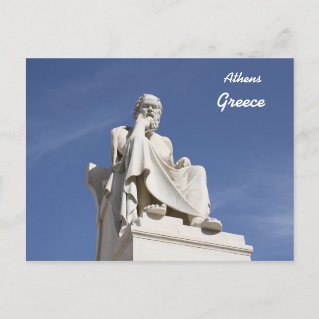 Carte postale Socrates Grèce (Devant)