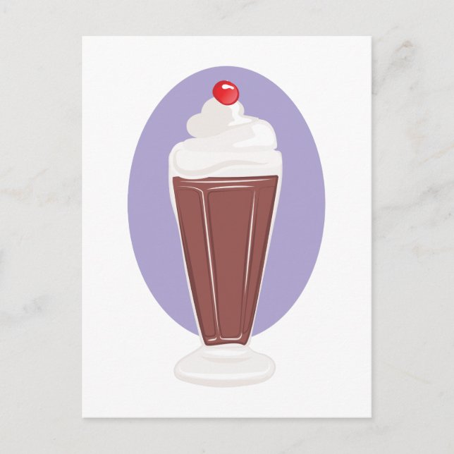 Carte Postale Soda au chocolat (Devant)