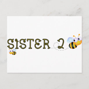 Carte Postale Soeur 2 Bee