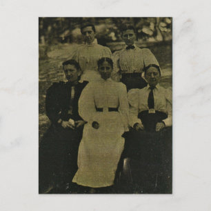 Carte Postale Soeurs à travers épais et mince