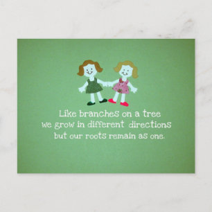 Carte Postale Soeurs/amis