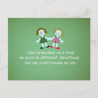 Carte Postale Soeurs/amis