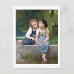 Carte Postale Soeurs, Bouguereau