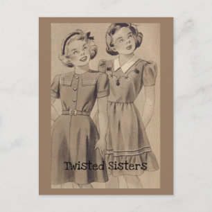 Carte Postale Soeurs tordues