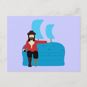 Carte Postale Sofa Pirate
