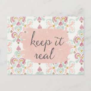 Carte Postale Soft Deco III   Keep It Real