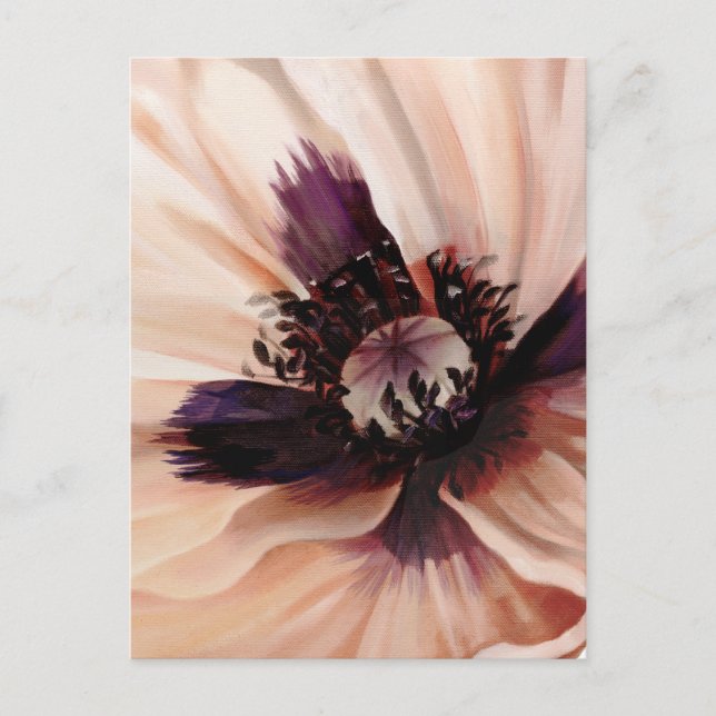 Carte Postale Soft Pink Poppy (Devant)