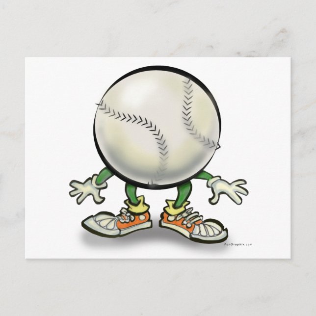 Carte Postale Softball (Devant)