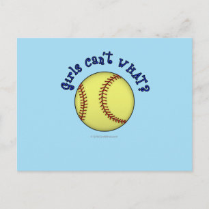 Carte Postale Softball-Blue