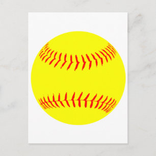Carte Postale Softball customisé