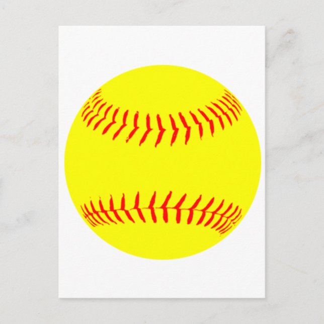 Carte Postale Softball de Customized (Devant)