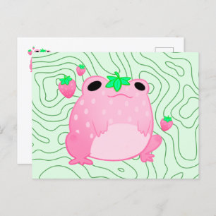 Carte postale Softcore Kawaii Strawberry Frog