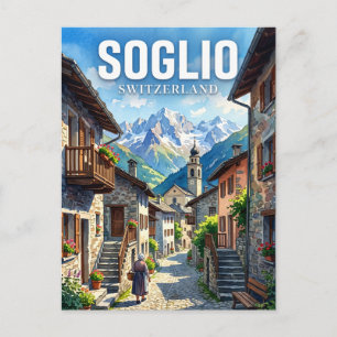 Carte Postale Soglio Suisse
