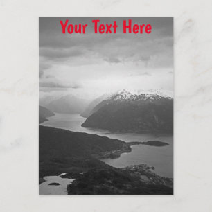 Carte Postale Sognefjord personnalisable, Norvège