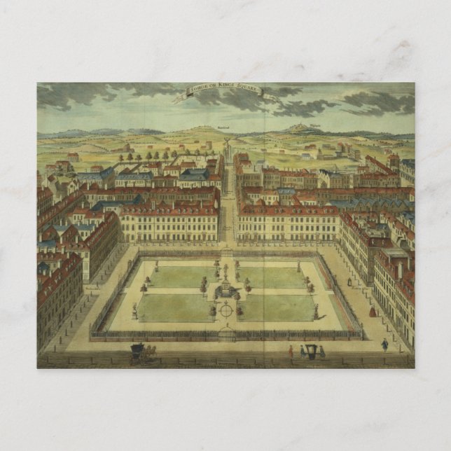 Carte Postale Soho ou King's Square, pour l'enquête de Stow (Devant)