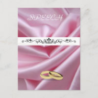 Soie rose Avec Bagues Mariages