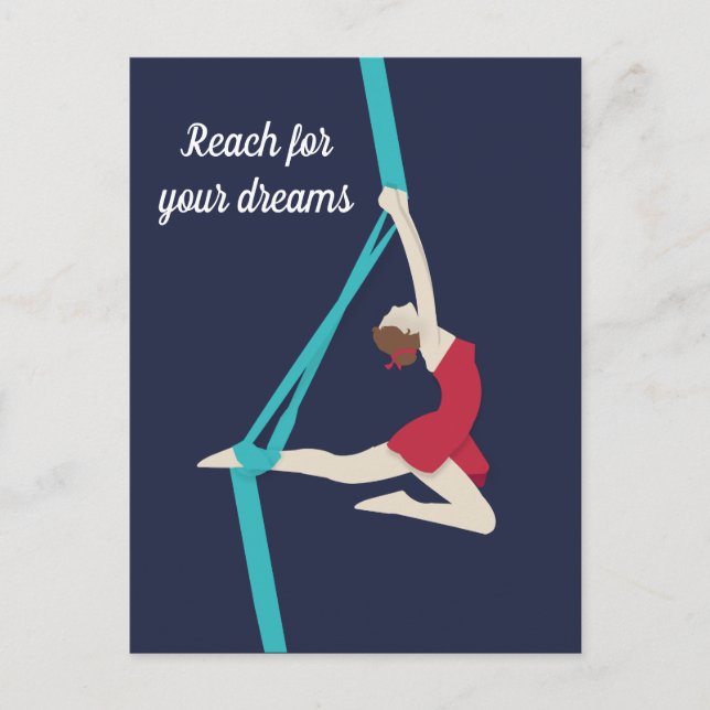 Carte Postale Soies aériennes - Crimson (Devant)