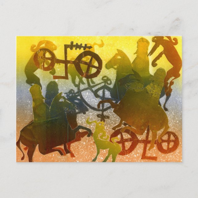 Carte Postale Soirée (Devant)