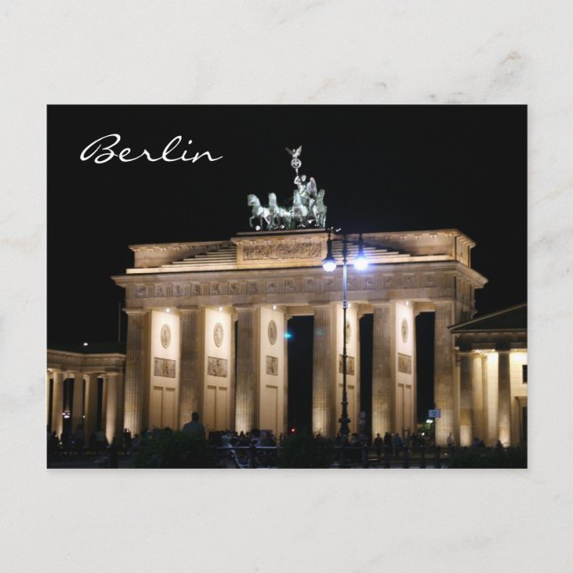 Carte Postale soirée brandenburg (Devant)