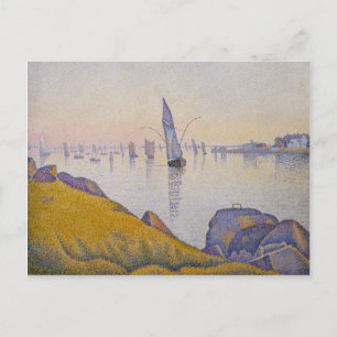 Carte Postale Soirée calme, Concarneau, Opus 220 - Paul Signac