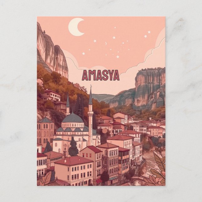 Carte Postale Soirée de charme d'Amasya, Turkiye (Devant)