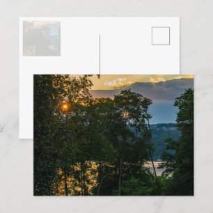 Carte Postale Soirée d'été de la rivière Hudson