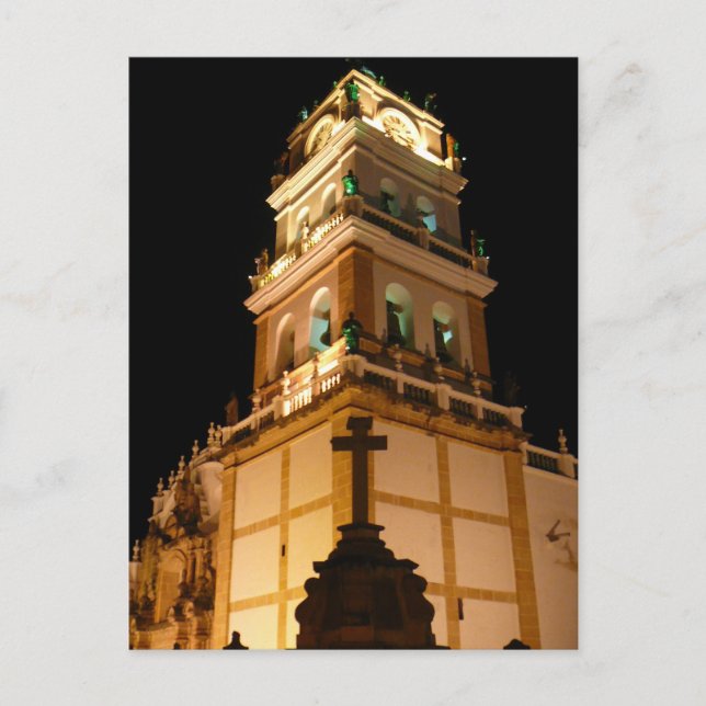 Carte Postale soirée église à sucre (Devant)