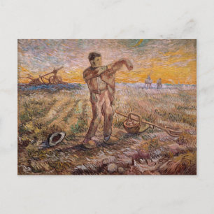 Carte Postale Soirée, Fin de journée, Vincent van Gogh