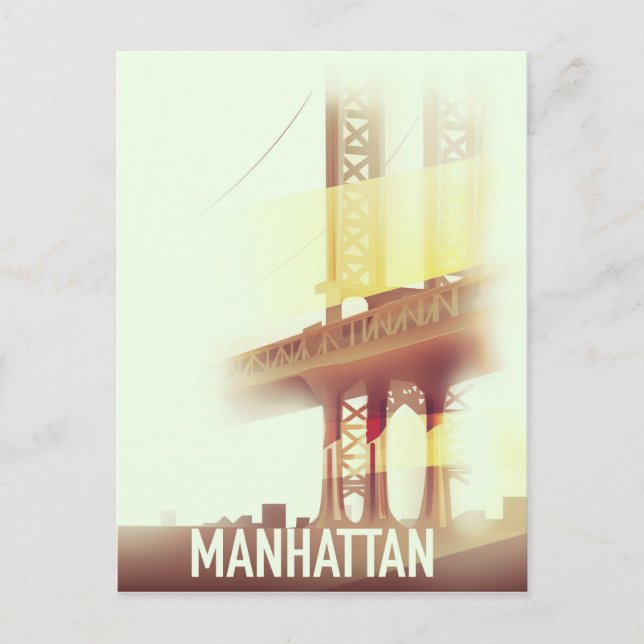 Carte Postale Soirée Manhattan (Devant)