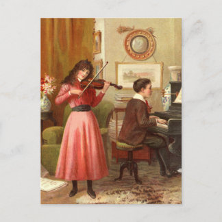 Carte Postale Soirée musicale