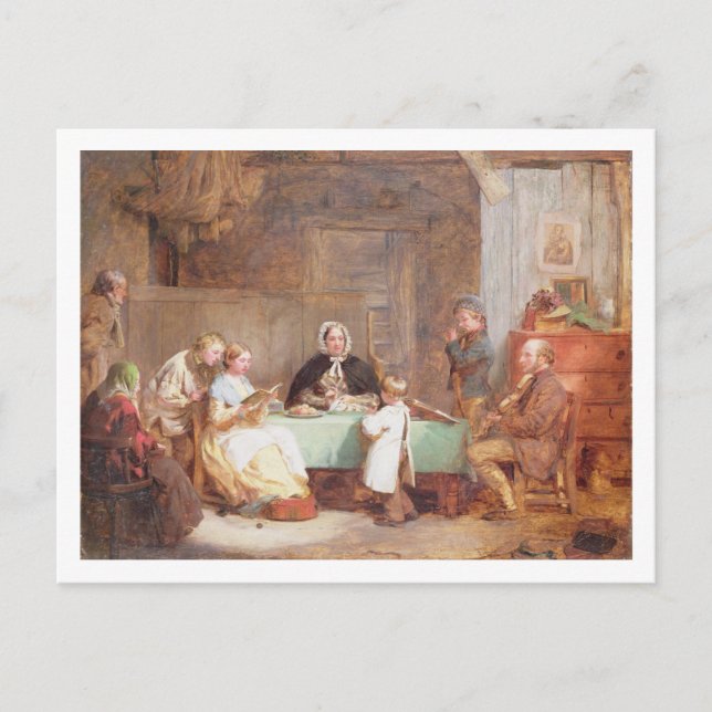 Carte Postale Soirée musicale (huile sur toile) 2 (Devant)