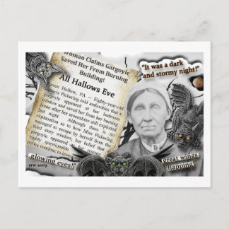 Carte Postale Soirée noire et orageuse !