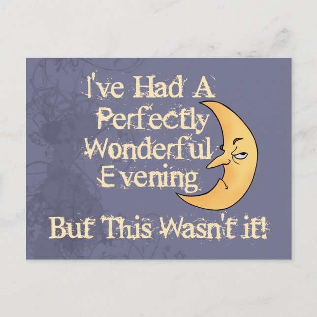 Carte Postale Soirée Parfaite (Devant)