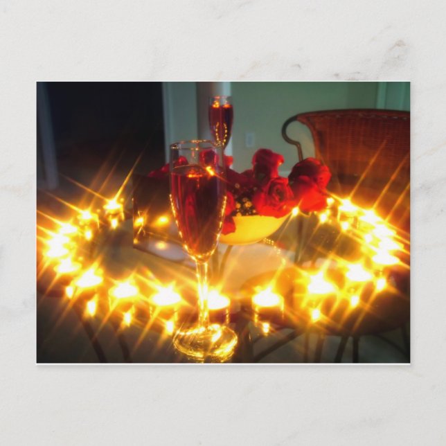 Carte Postale Soirée romantique (Devant)