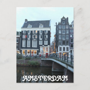 Carte Postale Soirée Singel Amsterdam