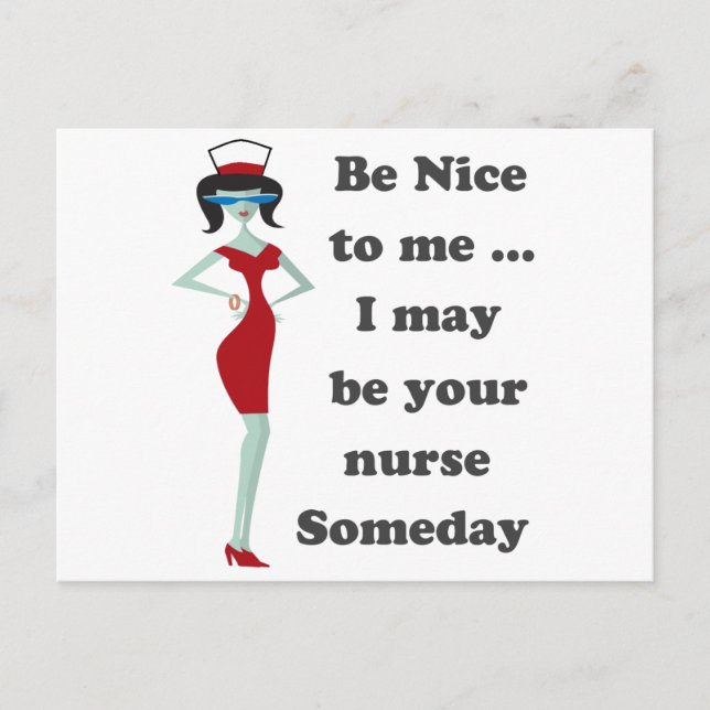 Carte Postale Sois gentil avec moi (Devant)