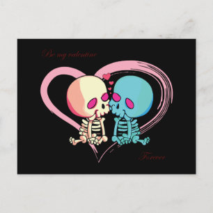 Carte Postale Sois ma Saint Valentin pour la Saint Valentin.