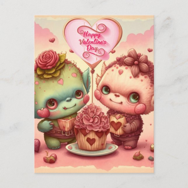 Carte Postale Sois ma valentine (Devant)