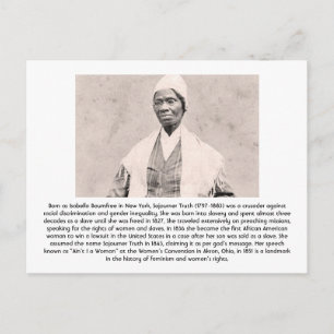 Carte Postale Sojourner Truth - Feminist