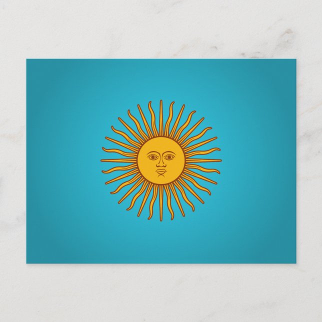Carte Postale Sol de Mayo en Argentine (Devant)