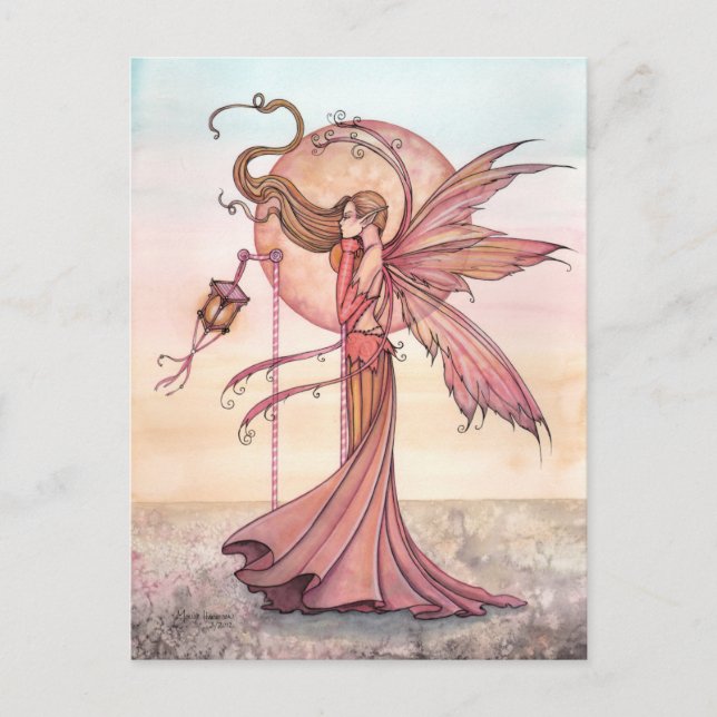 Carte Postale Solara Fairy Fantasy Art par Molly Harrison (Devant)